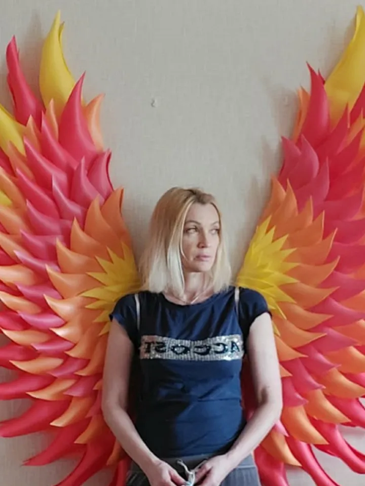 Phoenix costume wings, Red yellow orange wings, fiery wings, wings of fire, fire bird costume wings, angel wings costume