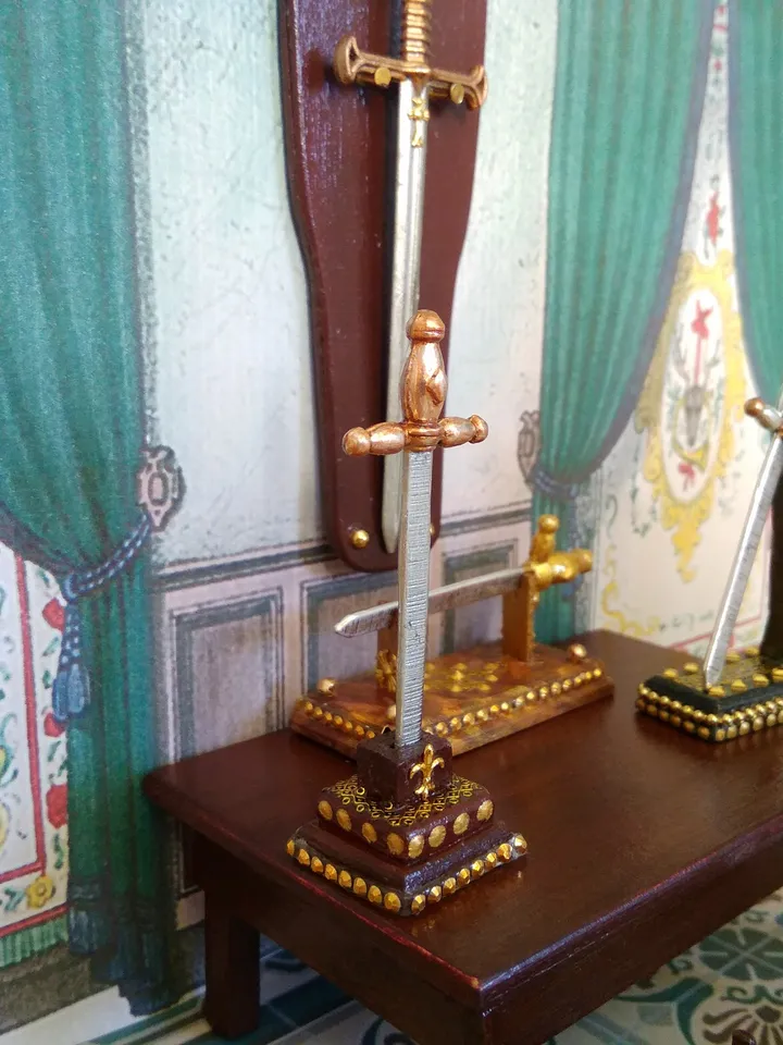 Dollhouse weapons. Collection weapon. Museum exhibit.1:12 scale.