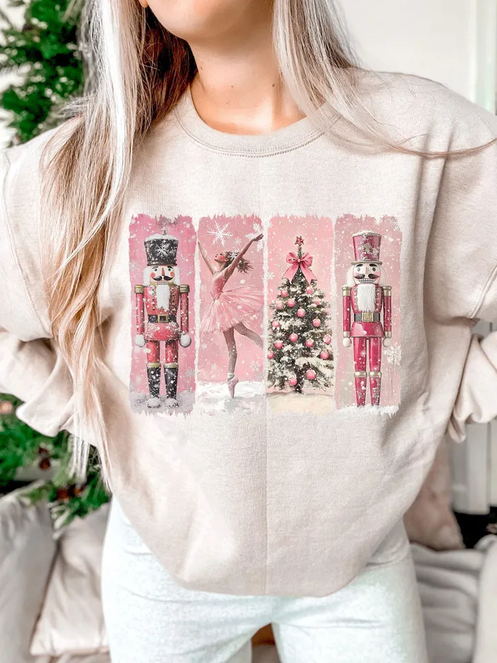 Pink Christmas Best Seller Png Bundle Nutcracker, Snow Globe PNG, Pink Christmas PNG, Coquette png, Pink bow png, Coquette Christmas png