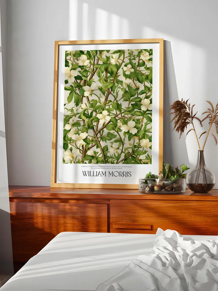 William Morris Wall Art, Vintage Botanical Print, Floral Poster Arts Decor, Digital Download, William Morris Print Digital Download AA14