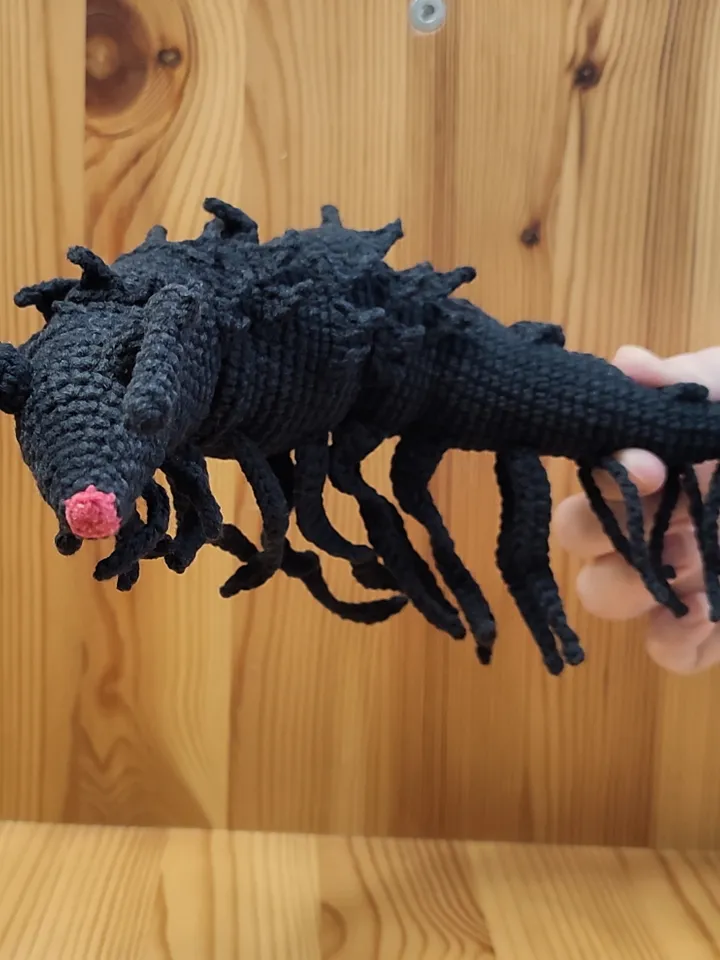 Crochet Pattern Krill Dark Dragon Sky Children of the light PDF