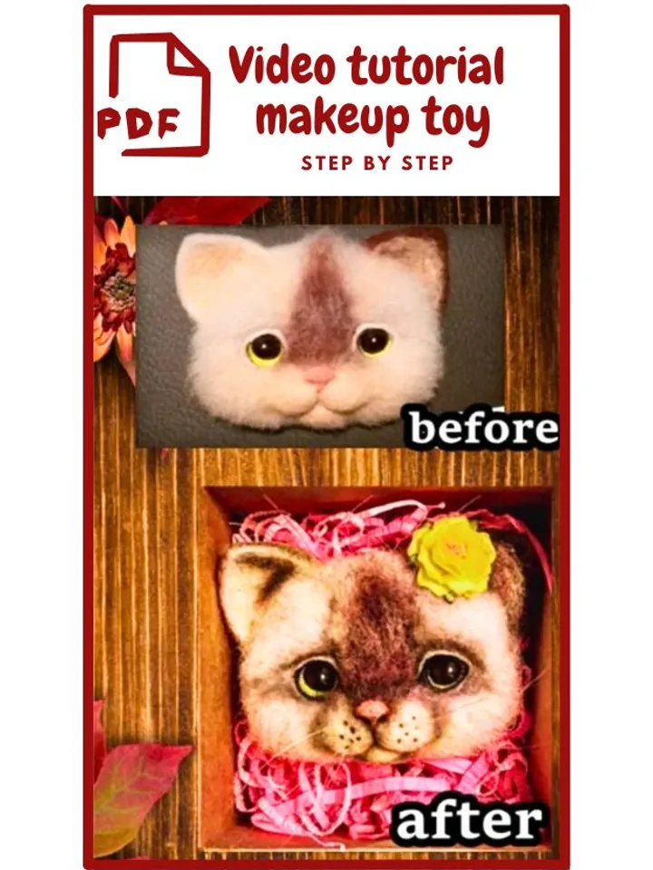 Tutorial step by step guide Video tutorial makeup toys -  instant download