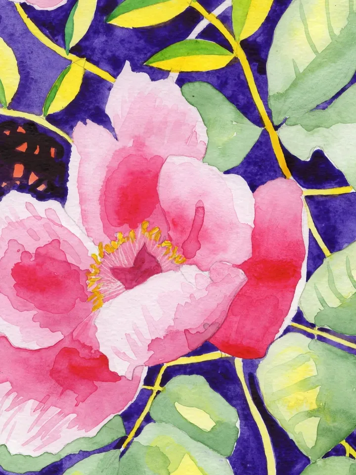 Original watercolour painting.