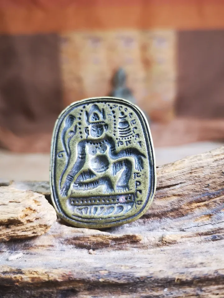 Gandhanra Tibetan Buddha Statue Tsa Tsa Mold,Old Style Lotus Hand Avalokiteshvara,Tsha Tsha Mould For Making Clay Statue