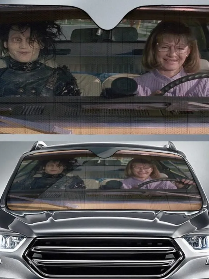 Edward Scissorhands Car Sun Shade