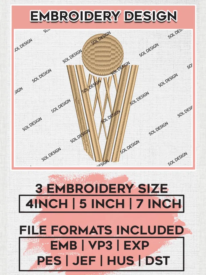 Cleveland Cavaliers logo embroidery design, NBA Cavaliers embroidery, Sport embroidery, Embroidery design, Basketball NBA Logo embroidery, Digital Download