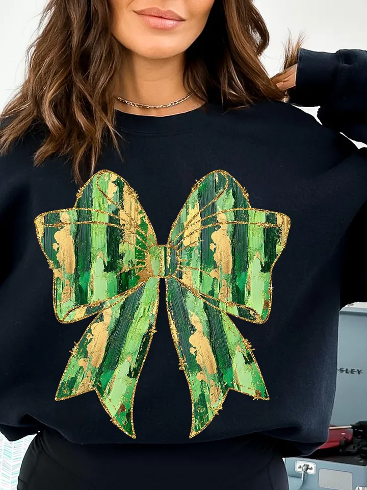 St. Patrick’s Day Bow png, St Patricks Coquette PNG, Coquette PNG, Glitter Faux Disco png, St Patrick's Day png, Shiny Irish png, Shamrock
