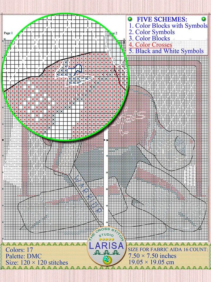 Goalie Cross Stitch Pattern | Goaltender | Hockey Goalie