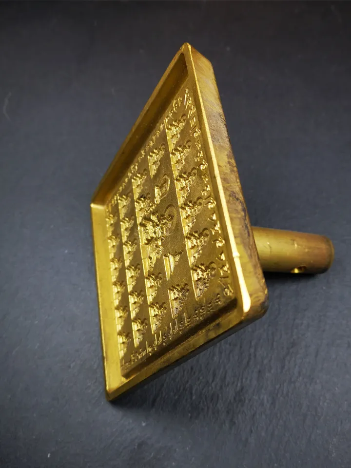 Gandhanra Handmade Tibetan Buddha Statue Mold,25 Akshobhya Tsa Tsa,Copper Mould For Making Clay Buddha Statue,Tsha Tsha
