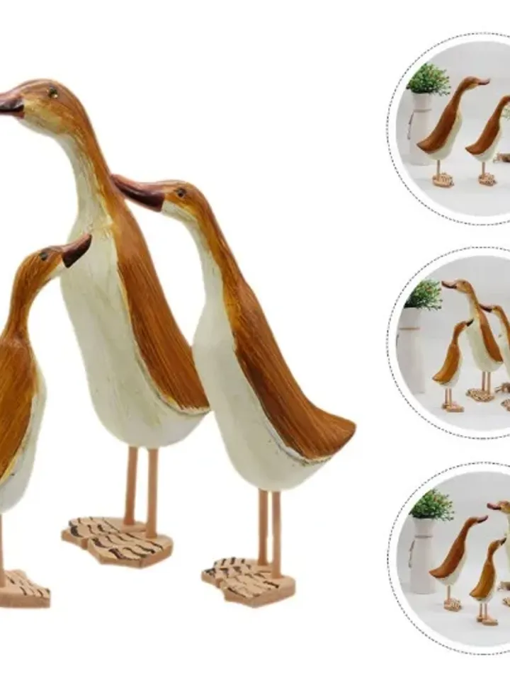 Wooden Duck Sculpture/ Home Decor.