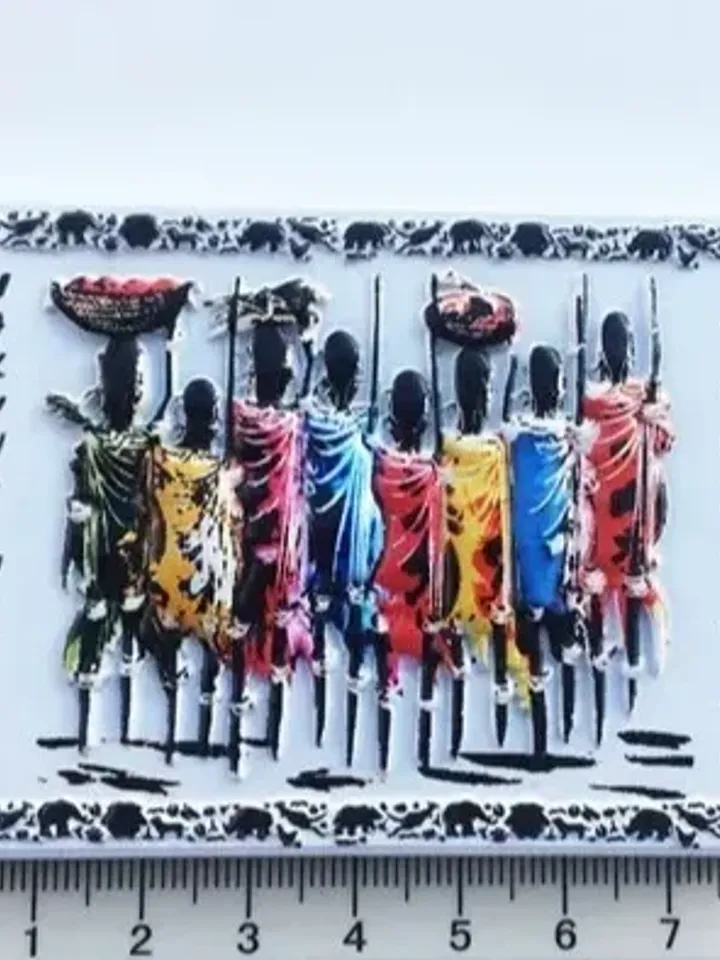 3D Resin magnetic fridge stickers, tourist souvenirs (Zanzibar)