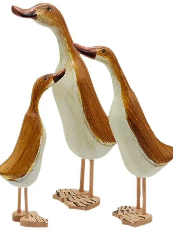 Wooden Duck Sculpture/ Home Decor.