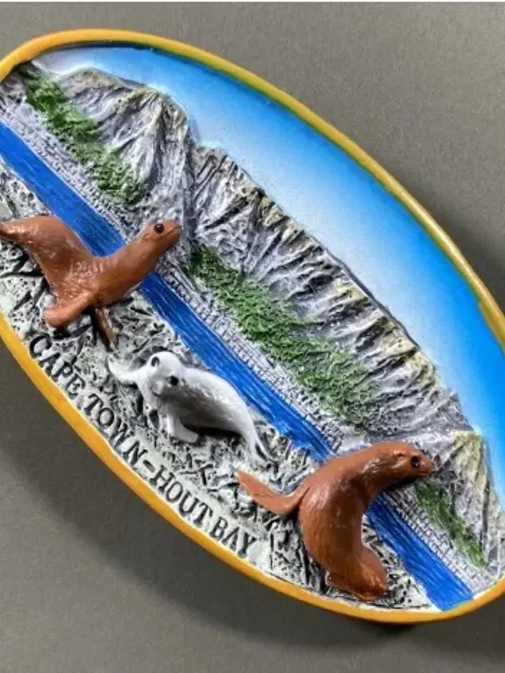 3D Resin magnetic fridge stickers, tourist souvenirs (S.Africa)