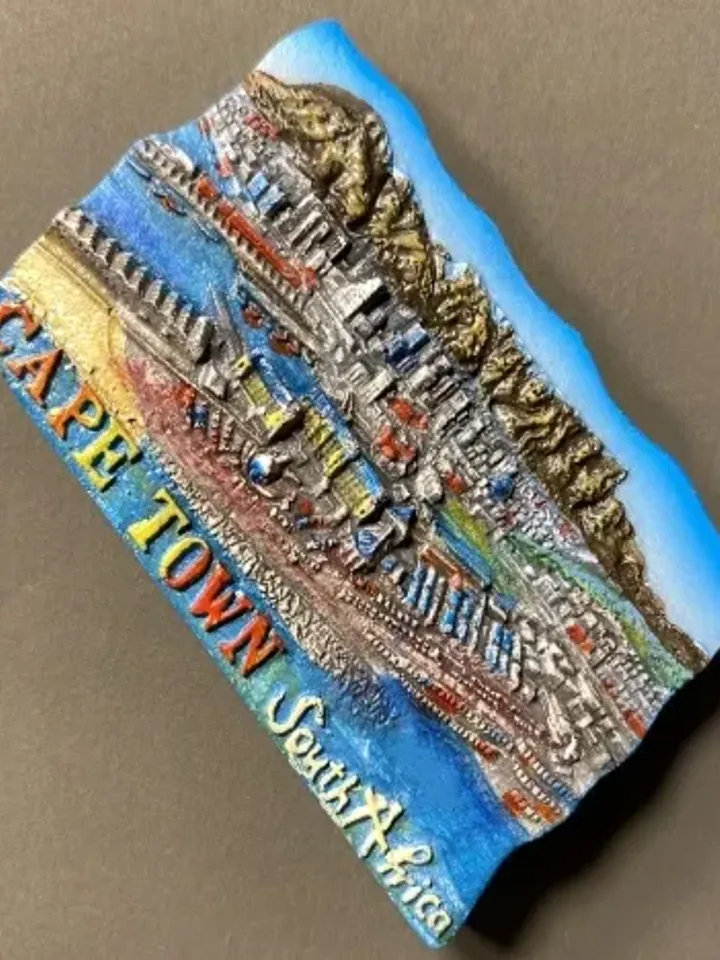 3D Resin magnetic fridge stickers, tourist souvenirs (S.Africa)