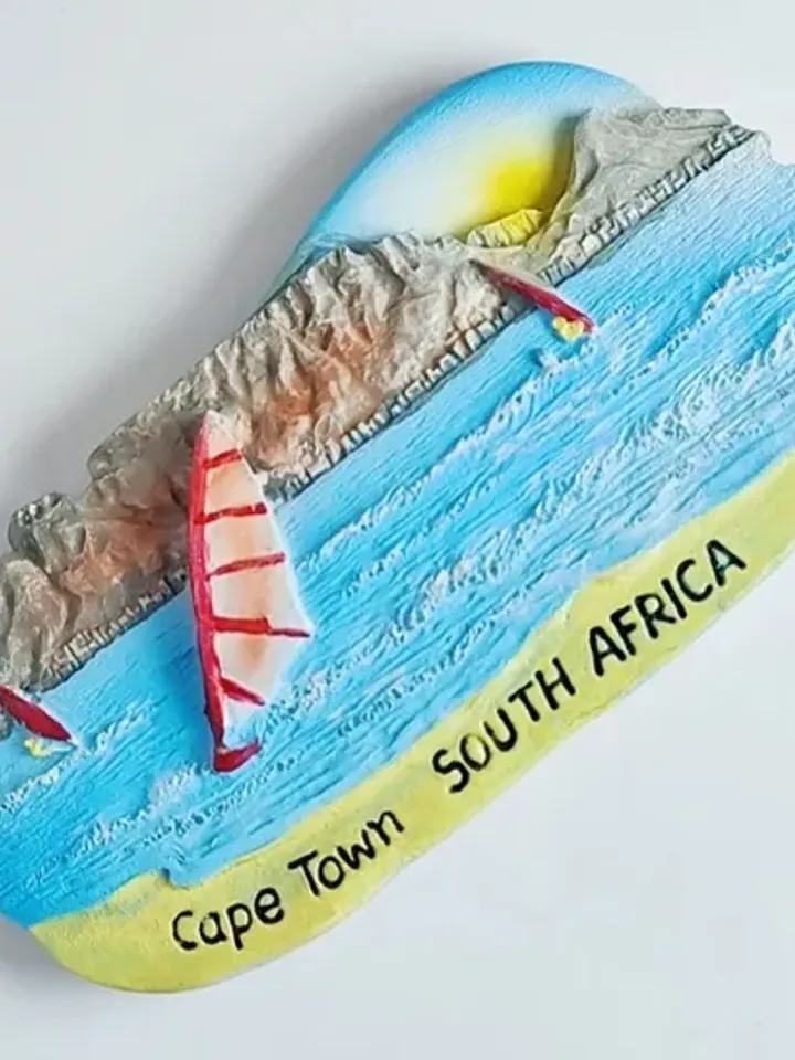 3D Resin magnetic fridge stickers, tourist souvenirs (S.Africa)