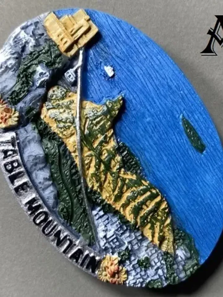 3D Resin magnetic fridge stickers, tourist souvenirs (S.Africa)