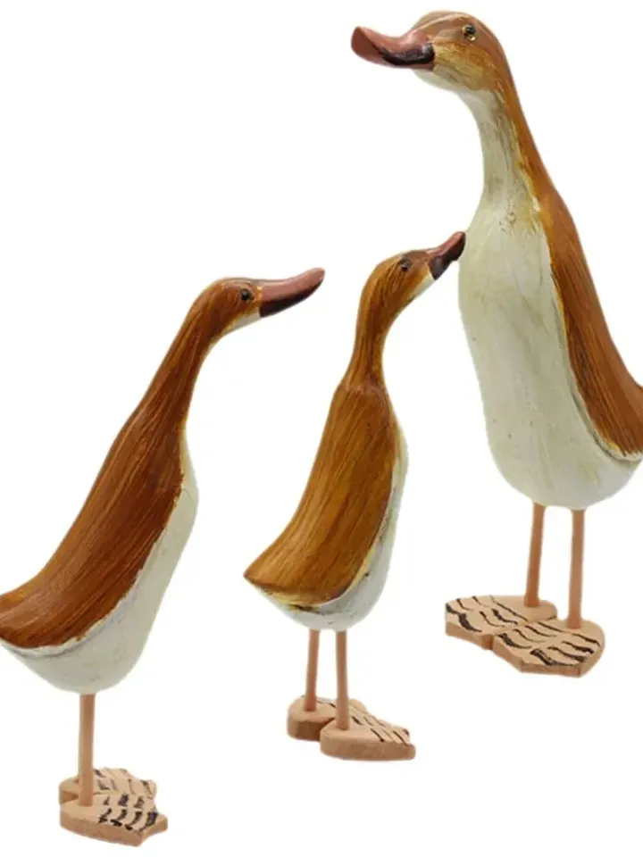 Wooden Duck Sculpture/ Home Decor.