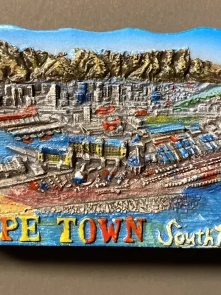 3D Resin magnetic fridge stickers, tourist souvenirs (S.Africa)