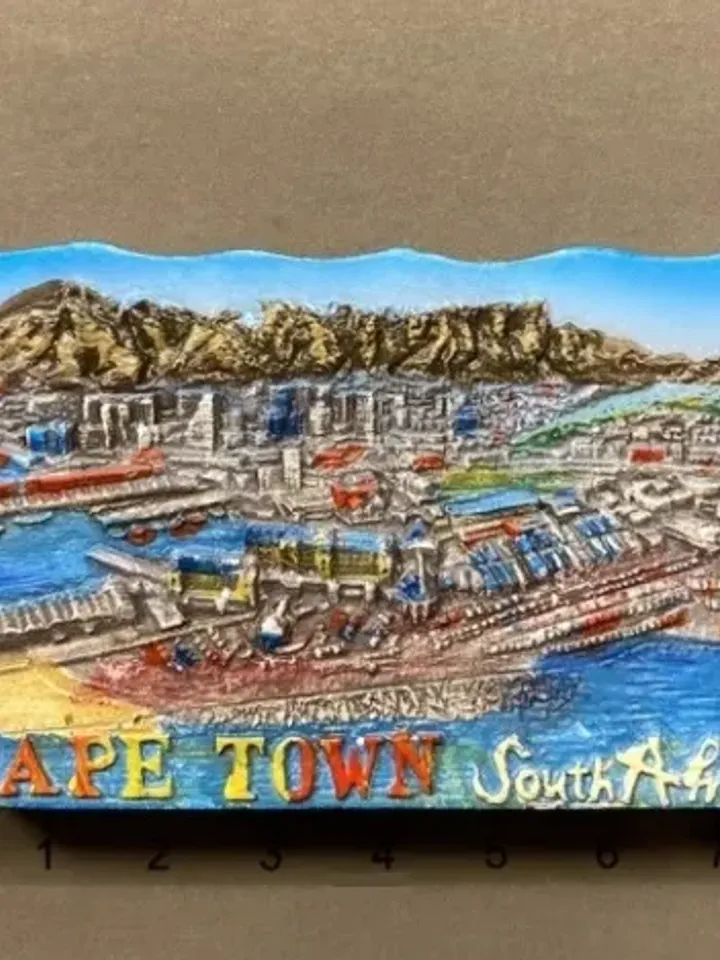 3D Resin magnetic fridge stickers, tourist souvenirs (S.Africa)