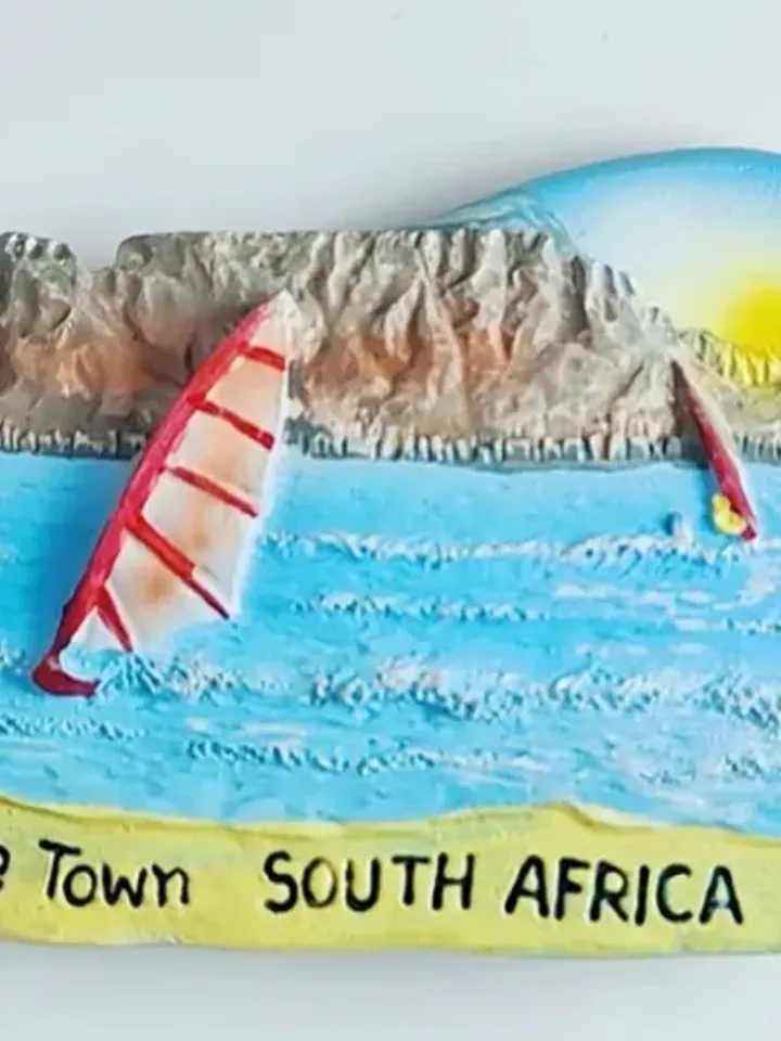 3D Resin magnetic fridge stickers, tourist souvenirs (S.Africa)
