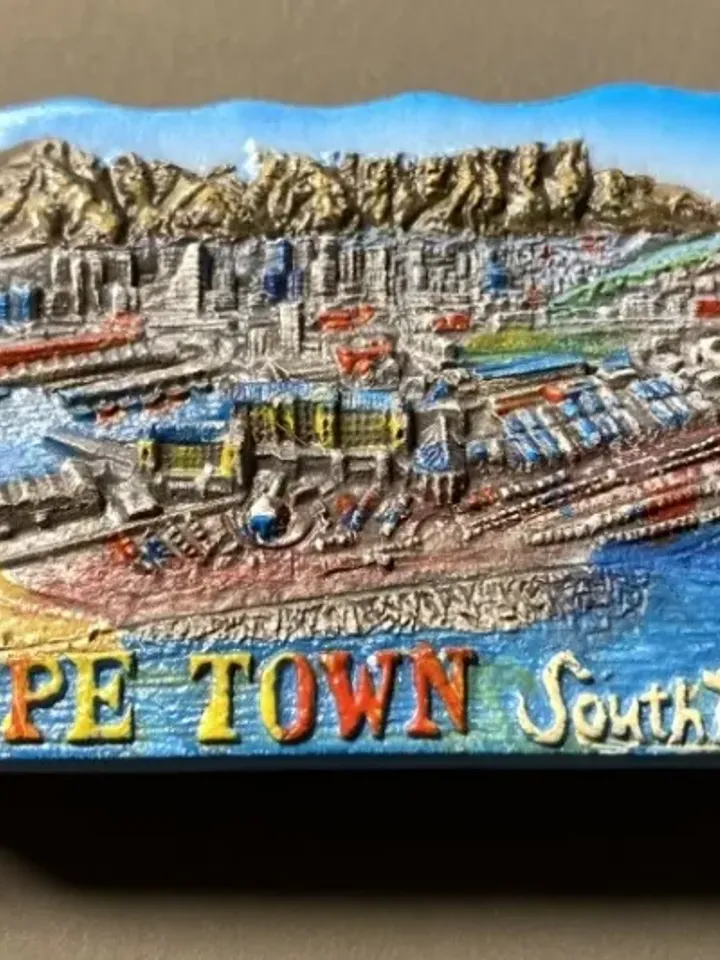 3D Resin magnetic fridge stickers, tourist souvenirs (S.Africa)