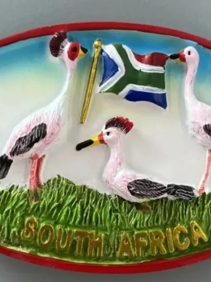 3D Resin magnetic fridge stickers, tourist souvenirs (S.Africa).