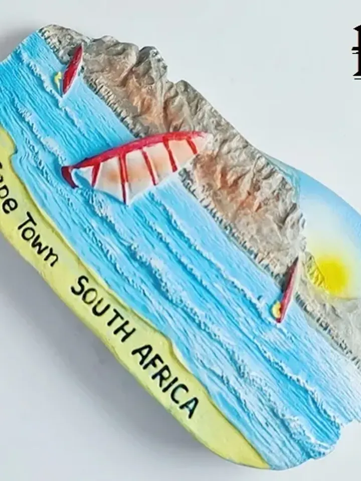 3D Resin magnetic fridge stickers, tourist souvenirs (S.Africa)