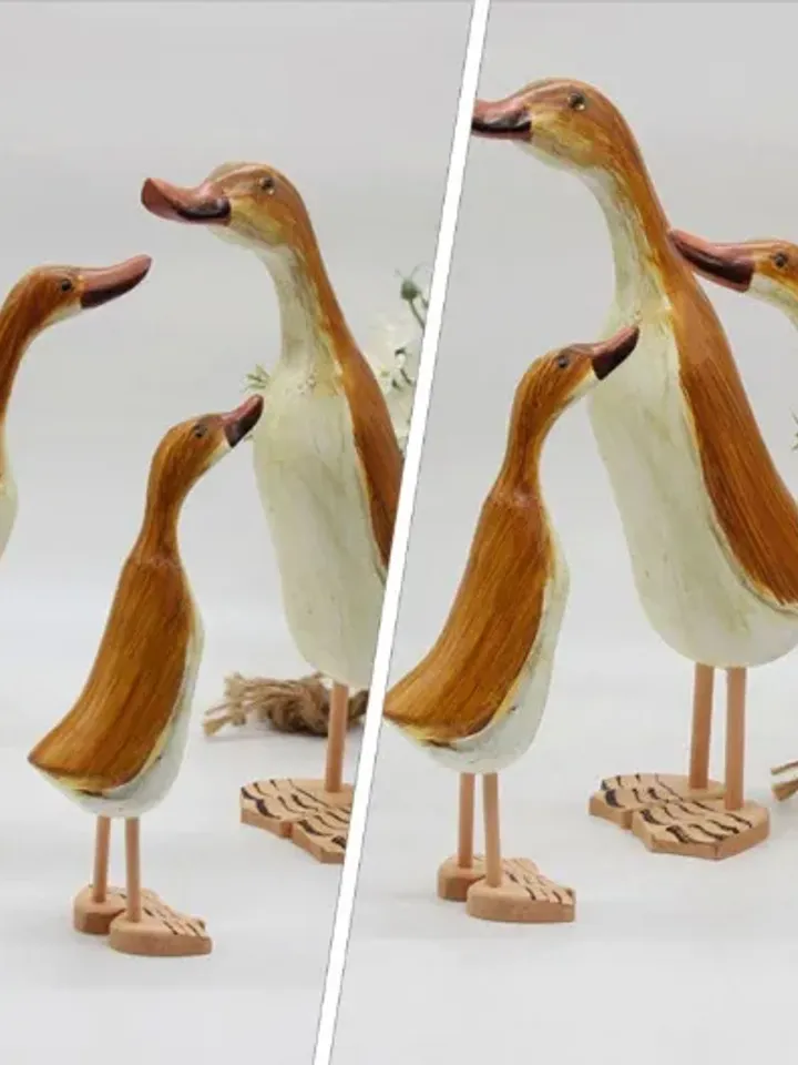 Wooden Duck Sculpture/ Home Decor.
