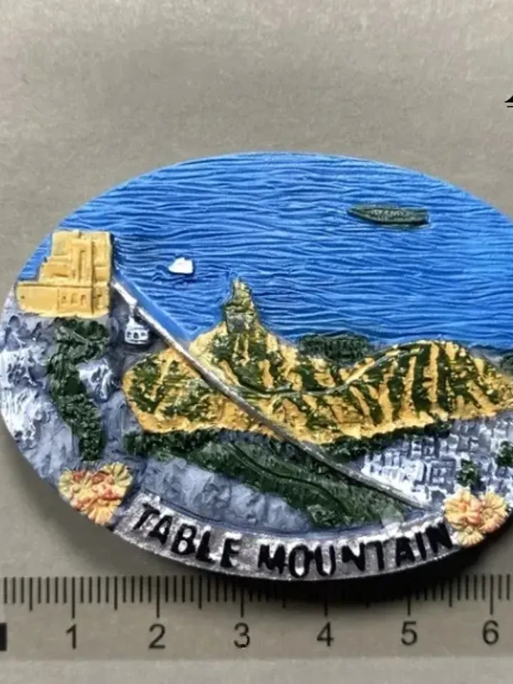 3D Resin magnetic fridge stickers, tourist souvenirs (S.Africa)
