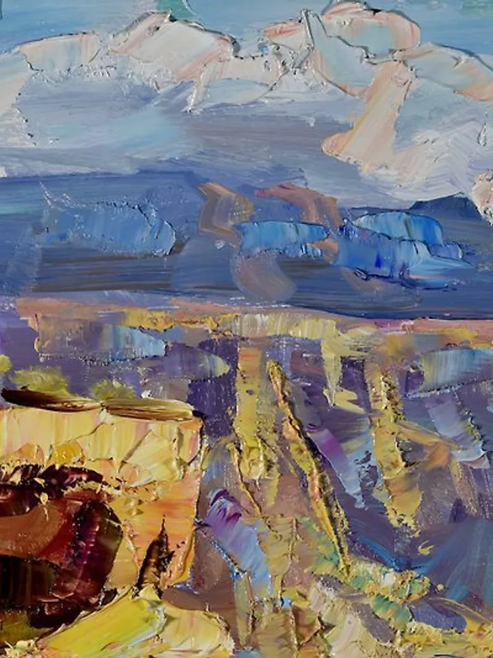 Grand Canyon Painting Arizona Original Art Colorado River America Artwork