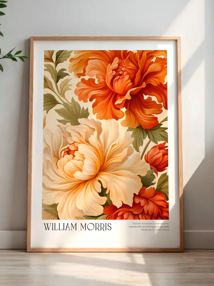 William Morris Wall Art, Vintage Botanical Print, Floral Poster Arts Decor, Digital Download, William Morris Print Digital Download AA18