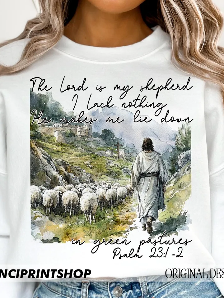 The Lord Is My Shepherd PNG Bible Verse Faith Png, Easter Christian png, Encouraging Faith Christian png, Easter Jesus png, Christian png