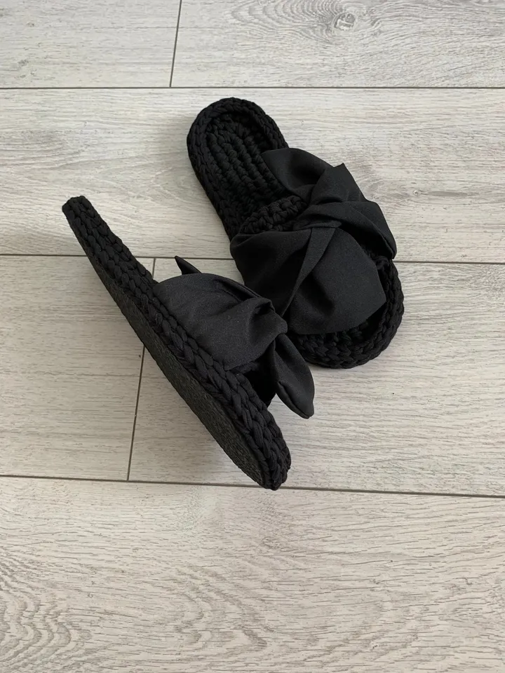 Eco friendly shoes, Natural slippers, House slippers with sole, Crochet bridesmaid shoes, Cozy house shoes