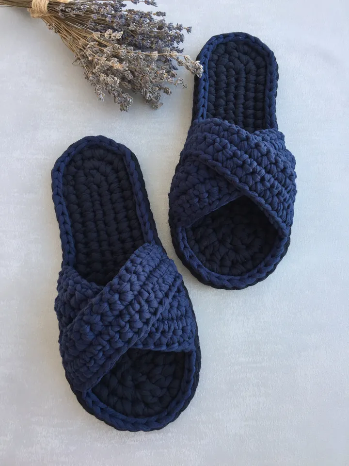 Crochet slippers, Slippers Socks, Knitted House shoes, Home men's slippers, Cosy house shoes, Knit crochet shoes