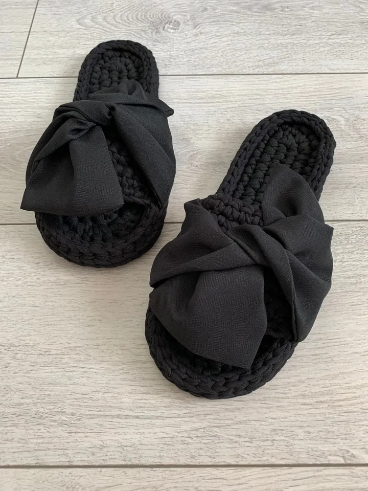 Eco friendly shoes, Natural slippers, House slippers with sole, Crochet bridesmaid shoes, Cozy house shoes