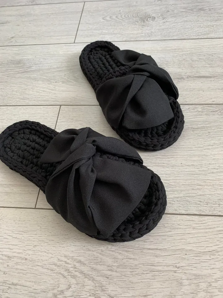 Eco friendly shoes, Natural slippers, House slippers with sole, Crochet bridesmaid shoes, Cozy house shoes
