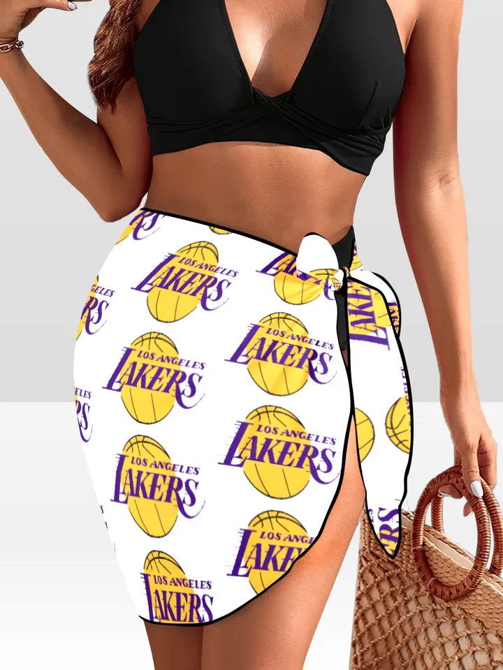 Los Angeles Lakers Beach Sarong Wrap