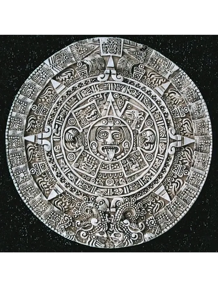 Form for panels and bas-reliefs "Mayan Calendar" silicone Rubberino®