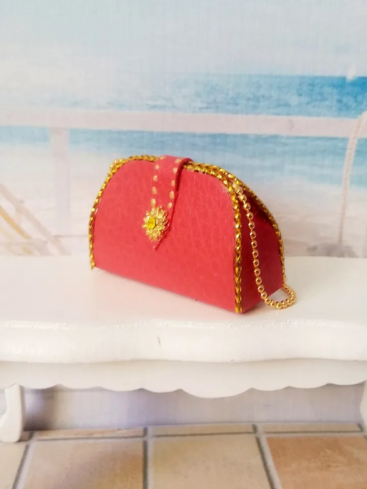 Doll bag. Handmade.1:12 scale.