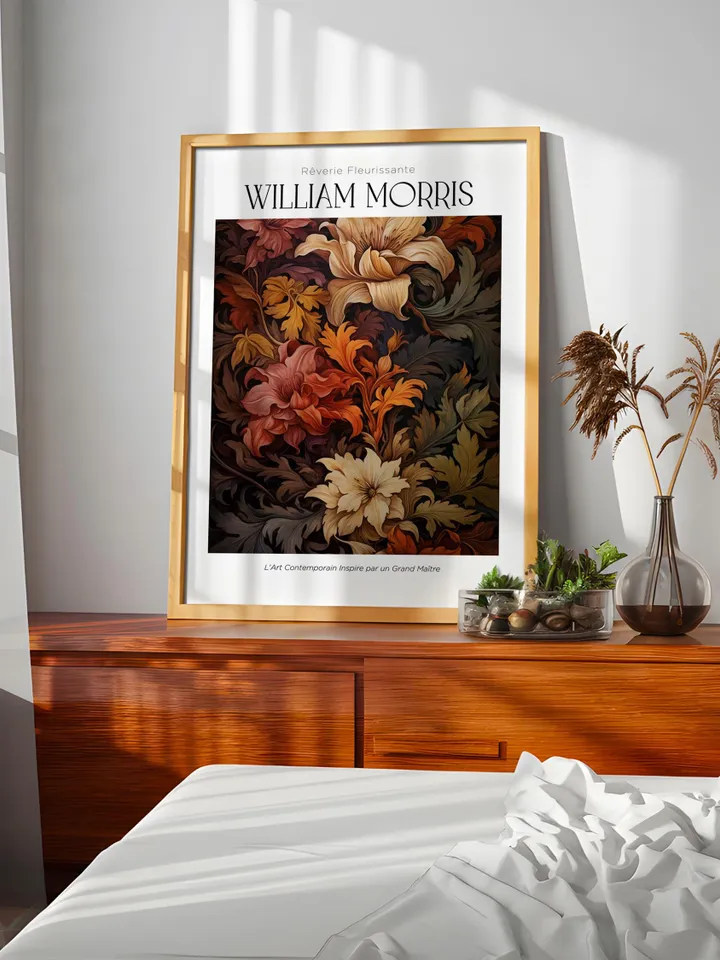 William Morris Wall Art, Vintage Botanical Print, Floral Poster Arts Decor, Digital Download, William Morris Print Digital Download AA10