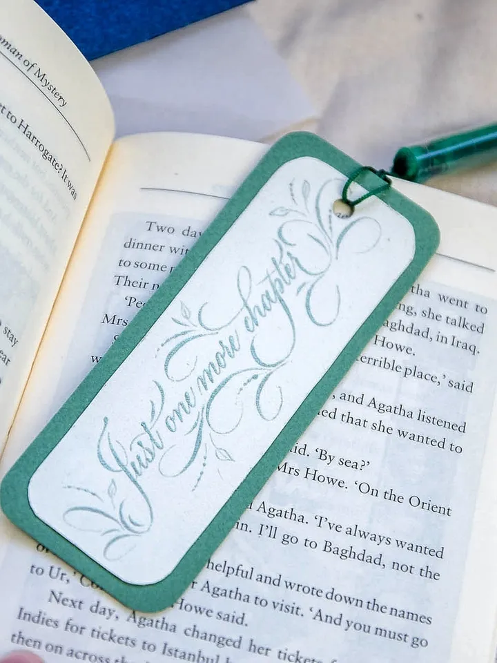 Handmade custom bookmark, personalized bookmark, customized bokmark, Book Lover Gift, bookmark set, cute bookmark, calligraphy bookmark