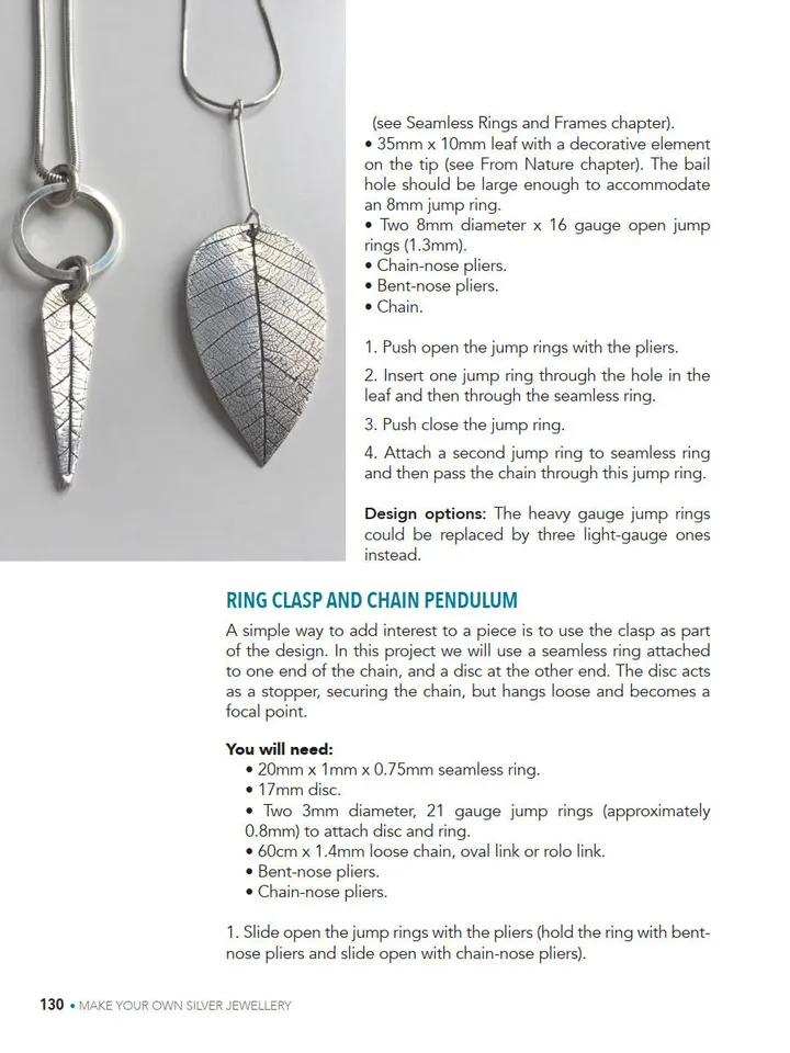Create Your Own Silver Jewellery Using Everyday Tools and Easily Available Materials