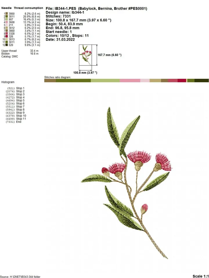 Protea set artistic machine embroidery design digital embroidery pattern home and clothing décor embroidery motif floral design flower