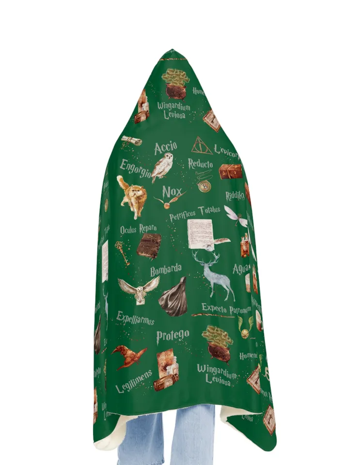Wizarding World Snuggle Blanket ; Magic School Snuggle Blanket Owl Key Magic World Custom Wizard Snuggle Blanket Gift Baby Magic WBB12