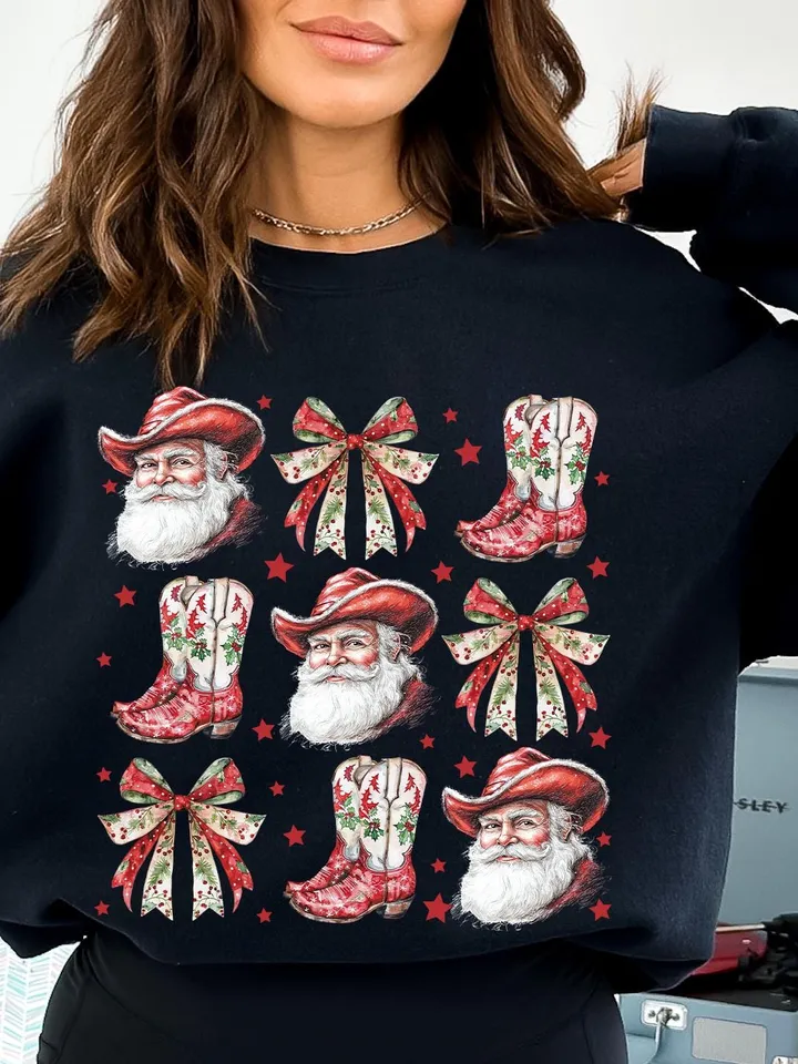 Cowboy Christmas PNG, Coquette Christmas png, Merry Christmas png, Western Sublimation, Western Christmas png, country Christmas png
