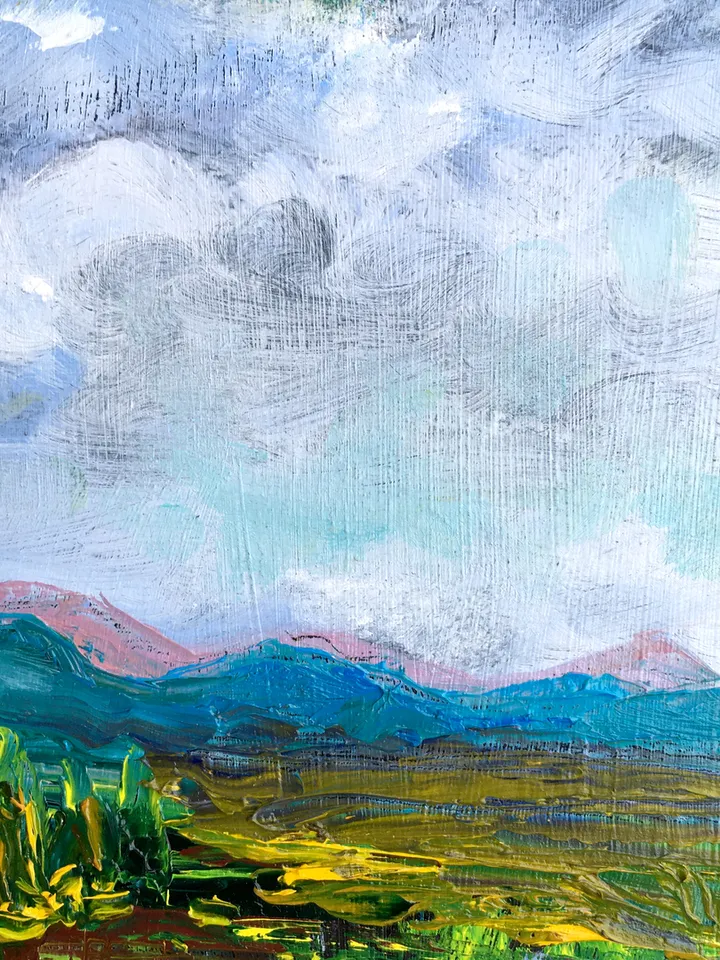 Alaska Mountains Original Art by SerjBond