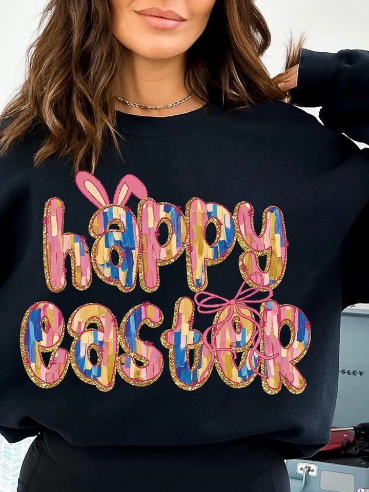 Coquette Easter Bunny Bow PNG, Brushstroke Happy Easter png, PNG, Easter Heart png, Girls Easter Png, Bunny Ears, Bunny Bow Png Sublimation