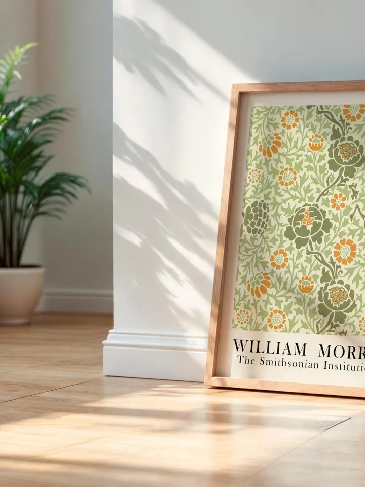 William Morris Wall Art, Vintage Botanical Print, Floral Poster Arts Decor, Digital Download, William Morris Print Digital Download 004