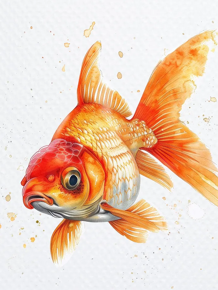 12 Goldfish PNG Clipart Bundle, Golden fish Clipart, Printable Watercolor Sublimation clipart, Digital download, Paper craft, junk journals