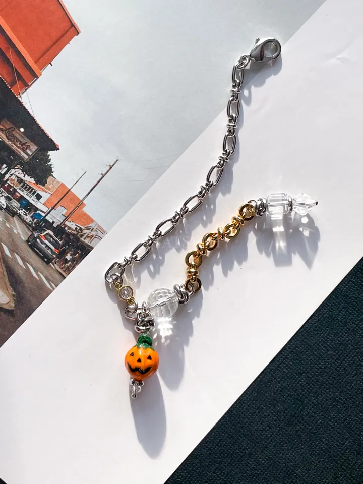 Halloween Jewelry Pumpkin Bracelet